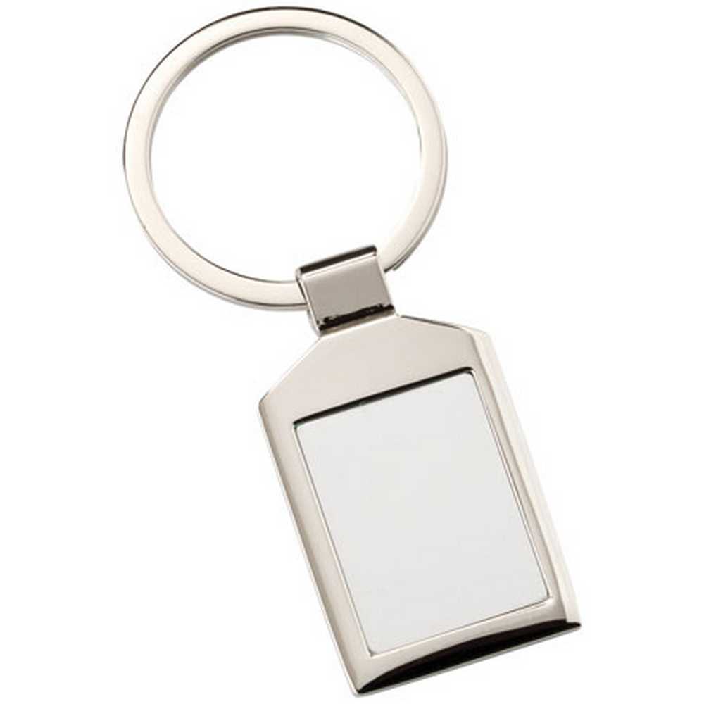 Customisable Metal Rectangle Keyring – 38mm / 1.5inch – Thashi.mv